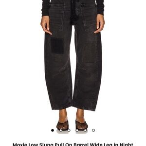 Women's Black Wide Leg Jeans